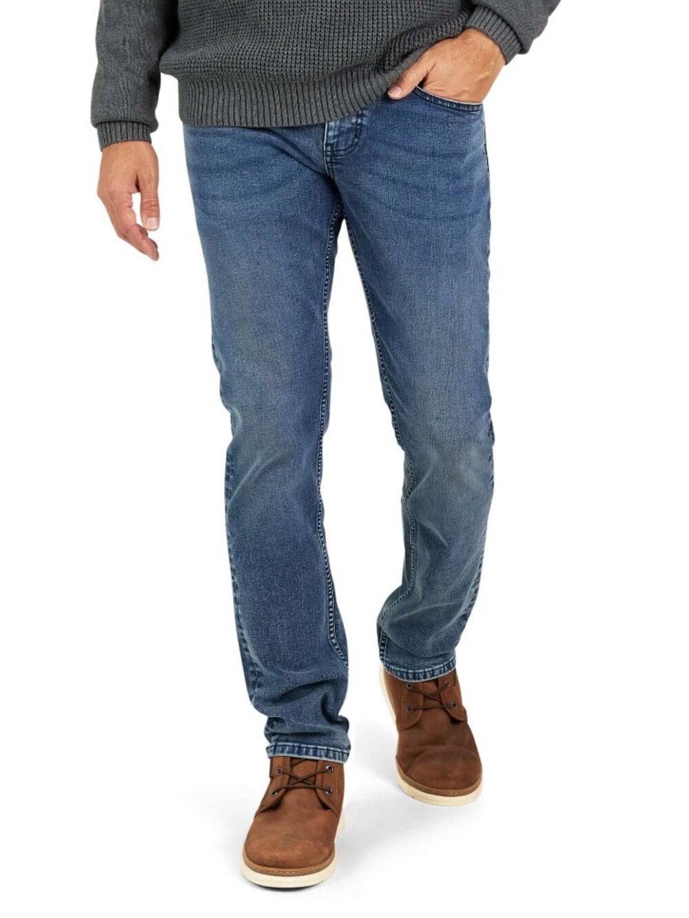 NWT New Weatherproof Vintage Slim Fit Denim Jeans In Niagara Size 36 x 34